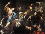 VALENTIN DE BOULOGNE Christ Driving the Money Changers out of the Temple wt oil painting picture wholesale